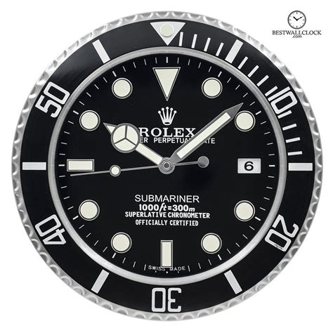 rolex watch face wall clock.